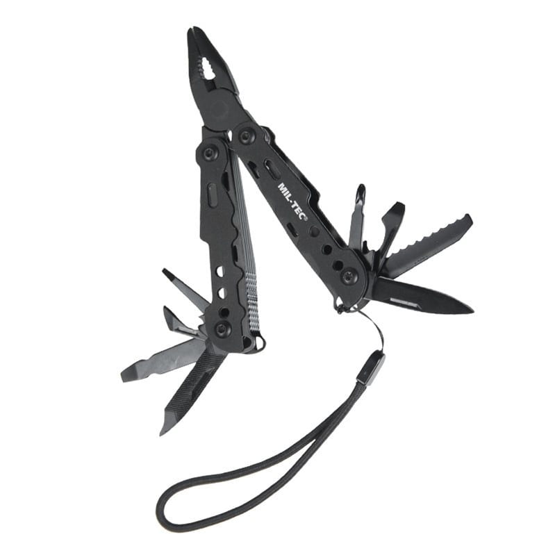 Multitool Small negro en caja de regalo con funda de nailon