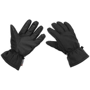 Guantes de dedo de invierno SOFTSHE 3M Thinsulate negros vista frontal