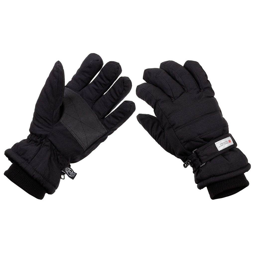 Guantes con dedos Thinsulate™ negros, imagen del producto