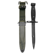 Bajoneta M7 réplica con funda M8A1, longitud 30 cm, hoja 17 cm