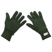 Guantes de punto con dedos Thinsulate ZEENÉ, exterior 100% acrílico y forro 100% poliéster