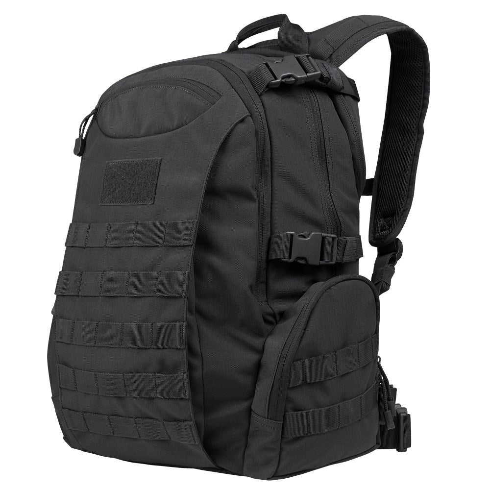 Mochila táctica COMMUTER negra de Condor para portátil 15,4" vista frontal
