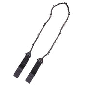 Sierra de cadena Mil-Tec 65 cm con dos correas auxiliares