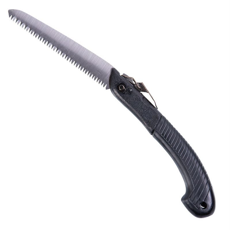 Sierra plegable 18 cm verde con empuñadura de plástico