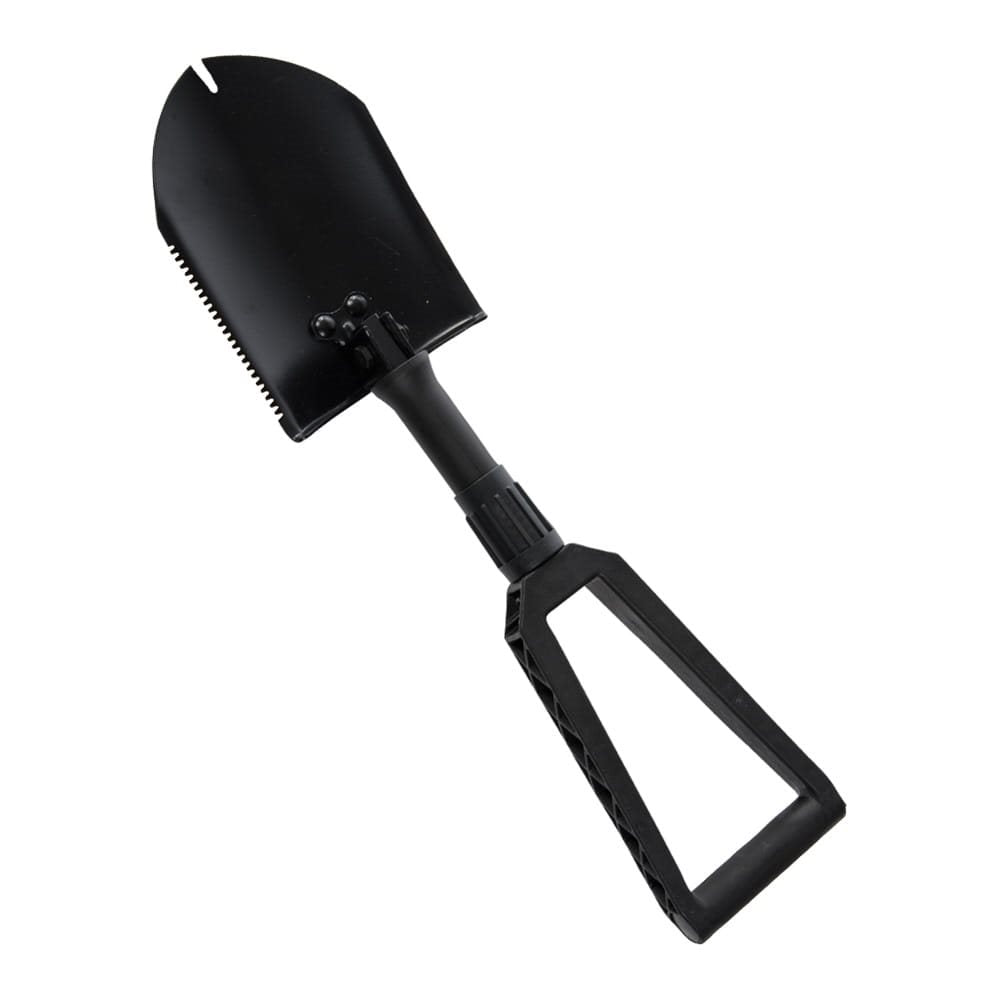 Pala plegable US II generación negra con funda de transporte