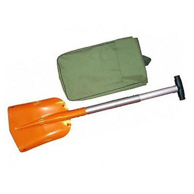Pala plegable de aluminio ALU lavina para nieve con funda