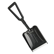 Pala plegable para nieve en ABS, color negro, diseño compacto y mango desmontable