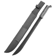 Macheta MIL-TEC BUSH hoja negra 3 mm 40 cm con funda de nylon negra