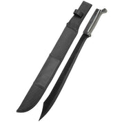 Machete Mil-Tec WOOD con hoja negra de 3 mm y funda de nylon negra