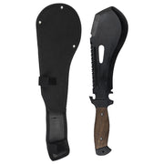 Machete BOLO SURVIVAL negro con sierra integrada y herramientas