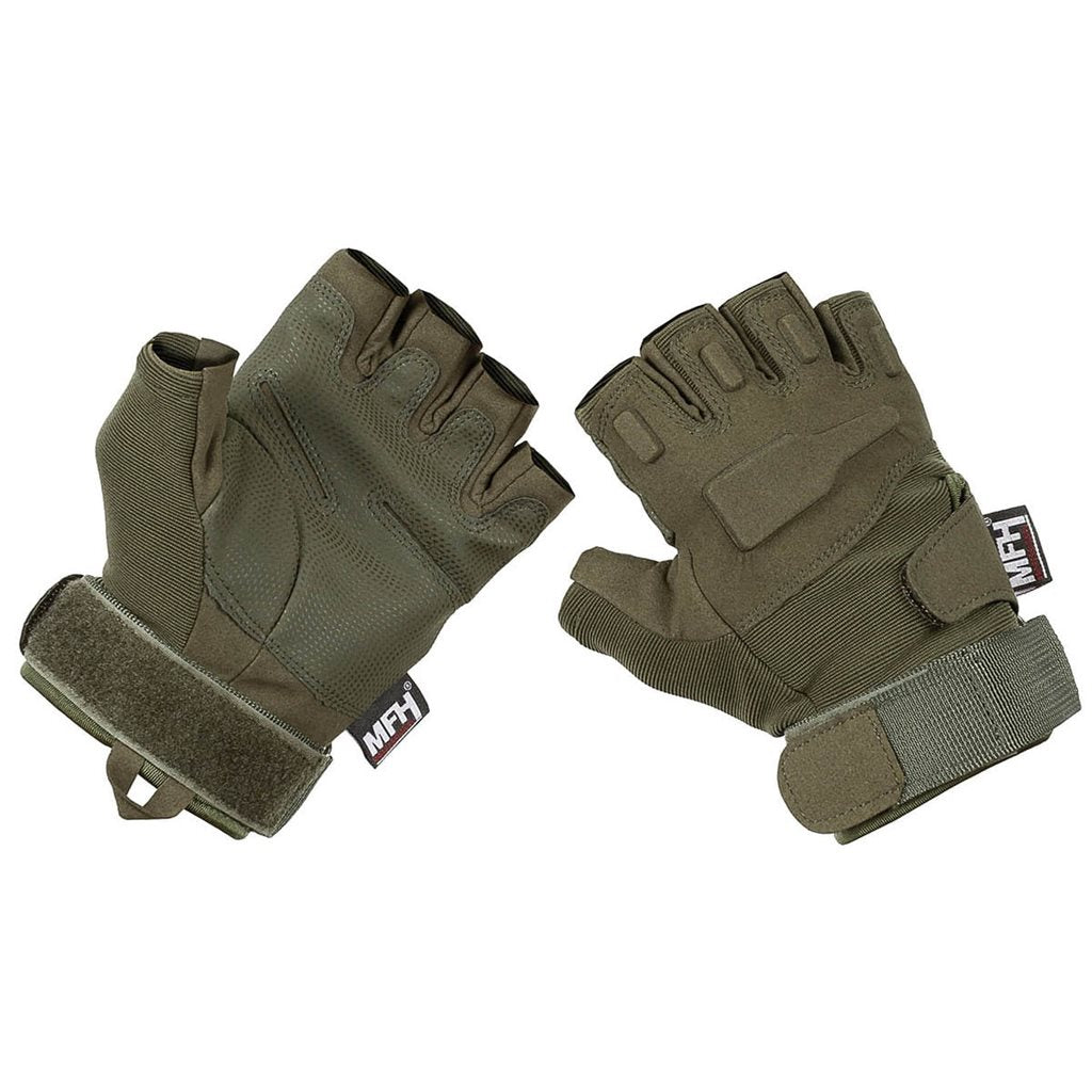 Imagen de Guantes tácticos PROTECH sin dedos ZEENÉ