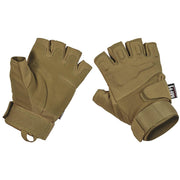 Guantes tácticos Protech sin dedos color coyote (15553R)