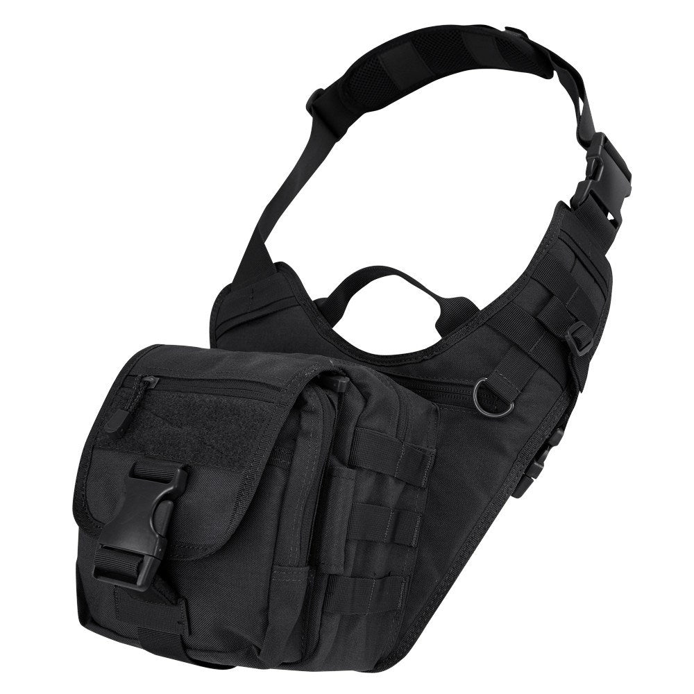 Bolsa EDC de hombro verde CONDOR vista frontal