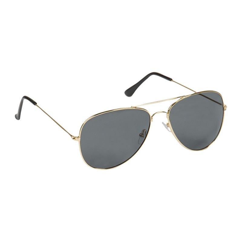 Gafas de sol piloto US doradas con estuche - producto 15606000
