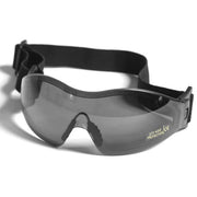 Gafas COMMANDO PARA Mil-Tec ahumadas con correa elástica y funda incluida