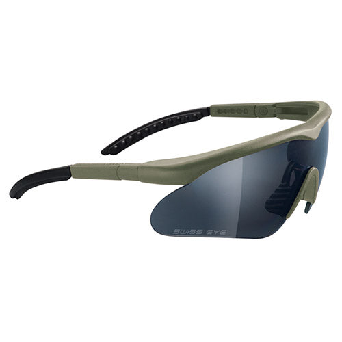Gafas Swiss Eye Raptor con marco negro y conjunto de 3 cristales intercambiables