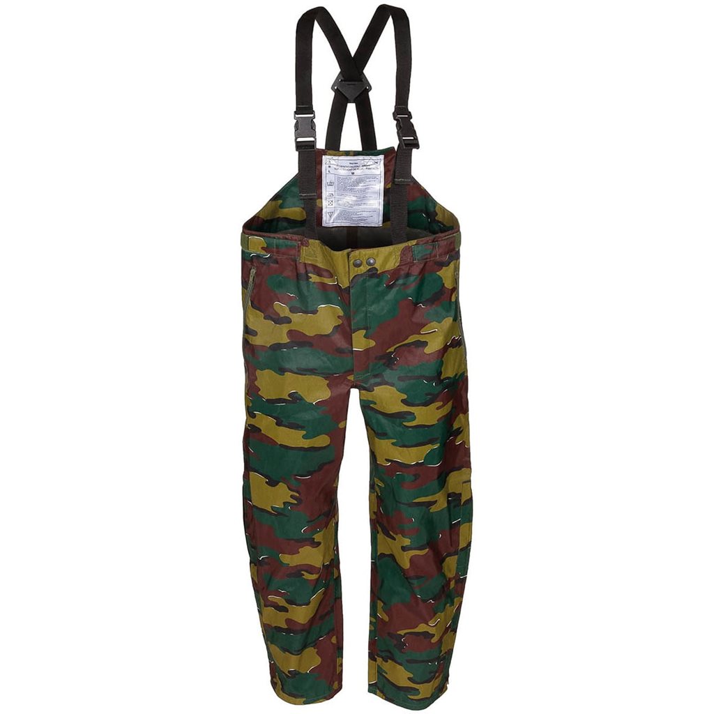 Pantalones impermeables trilaminado con camuflaje belga Jigsaw