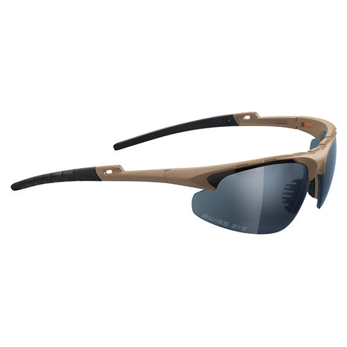 Gafas tácticas APACHE Swiss Eye negras, set con 3 cristales intercambiables