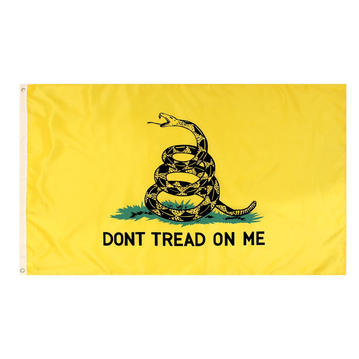 Bandera Don't Tread On Me 60 x 90 cm con serpiente de cascabel (Gadsden)