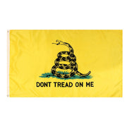 Bandera Don't Tread On Me 60 x 90 cm con serpiente de cascabel (Gadsden)