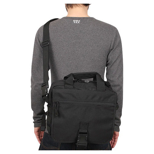 Bolso bandolera Condor ESCAPE & EVADE negro con bolsillo para radio y cintas modulares MOLLE