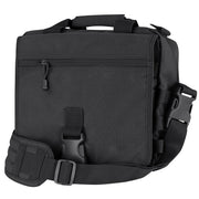Bolso bandolera Condor ESCAPE & EVADE negro con bolsillo para radio y cintas modulares MOLLE