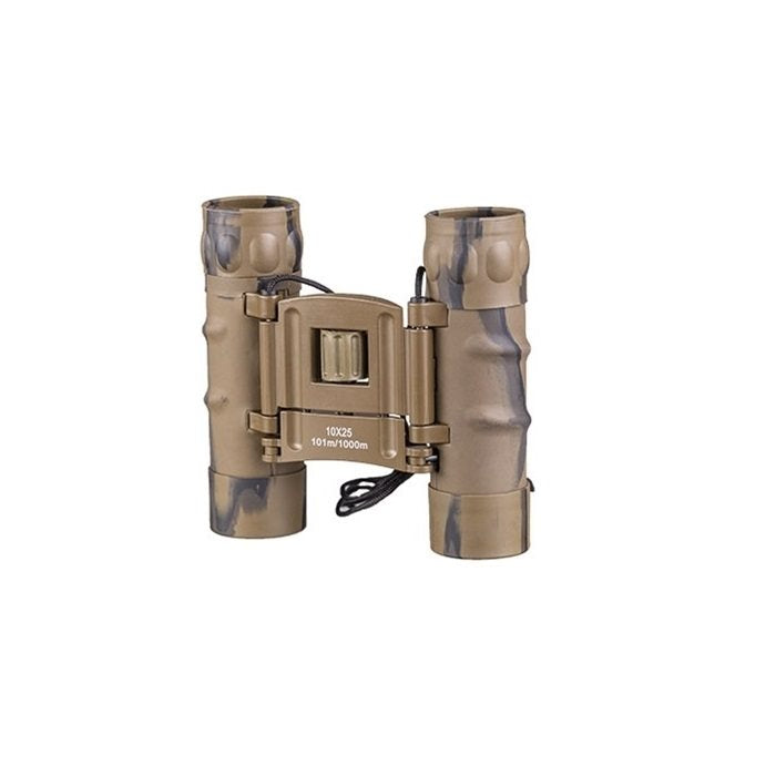 Prismáticos 10x25 GEN II en camuflaje DESERT con funda