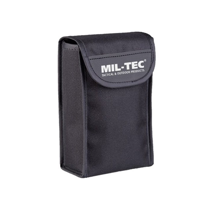 Prismáticos plegables 10x42 negros con funda