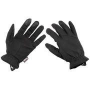 Guantes tácticos ligeros MFH negros, imagen del producto