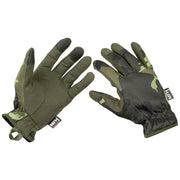 Guantes tácticos ligeros MFH vz.95, compatibles con pantalla táctil y dorso transpirable