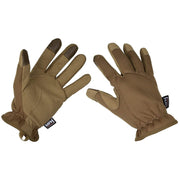Guantes tácticos de dedos COYOTE, ligeros y transpirables