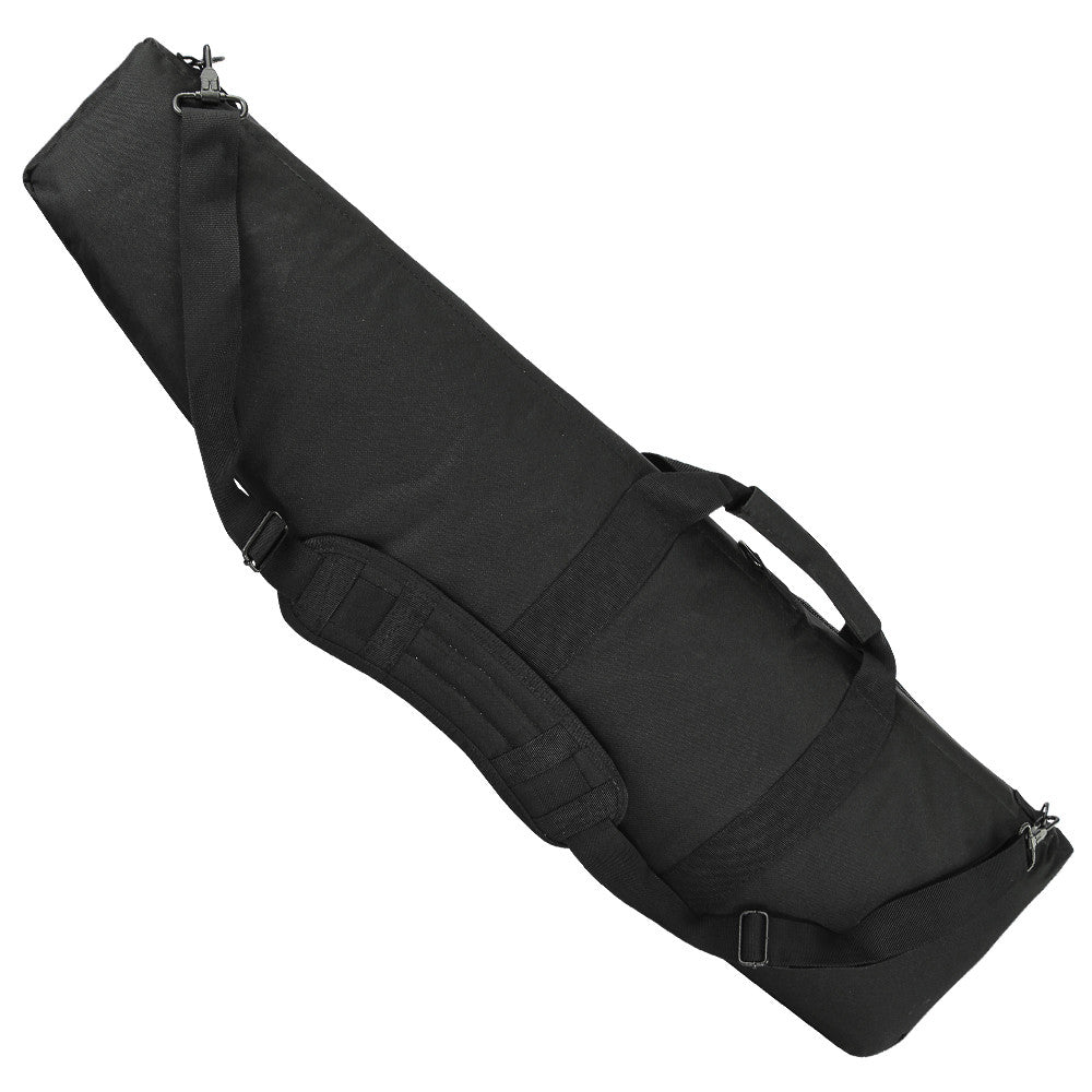 Bolsa negra para rifle 96 cm con bolsillos laterales