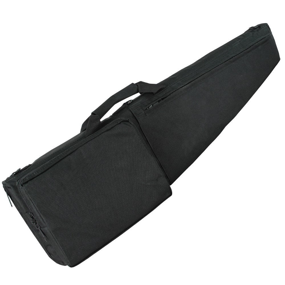 Bolsa negra para rifle 96 cm con bolsillos laterales
