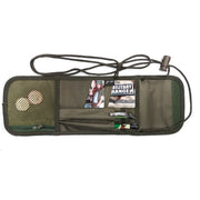 Billetera para colgar en el cuello Mil-Tec grande, nylon verde (12x13 cm; abierta 33x12 cm)