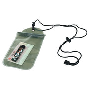 Funda impermeable 140x230 mm para cuello en color verde