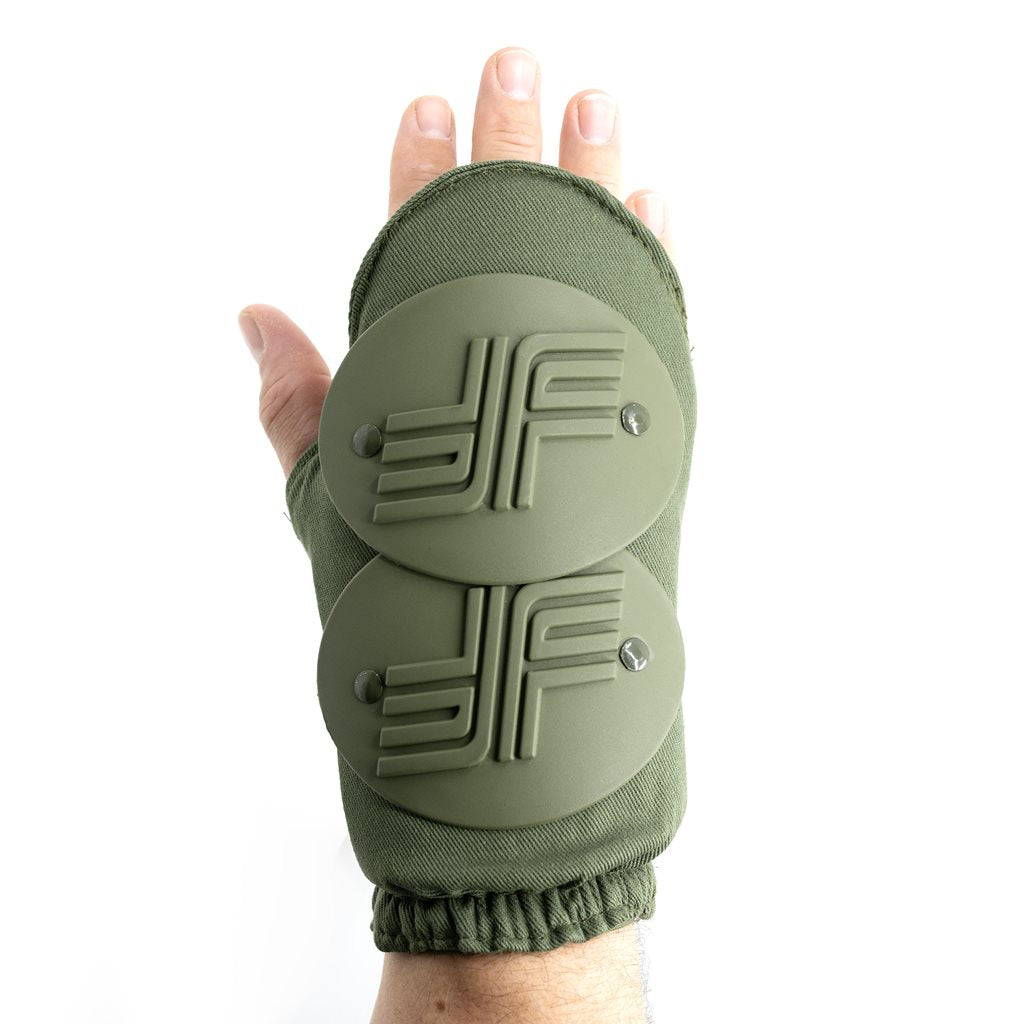 Guantes protectores anti-impacto FF en color verde