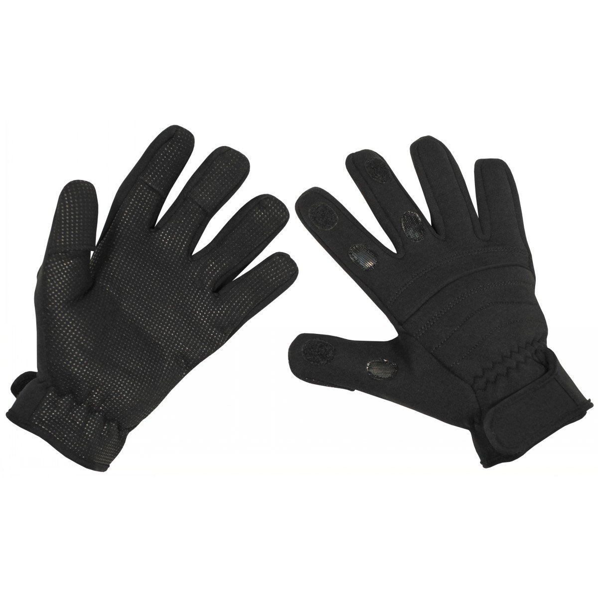 Guantes neopreno COMBAT negros, composición 90% neopreno, 5% nylon, 5% poliéster
