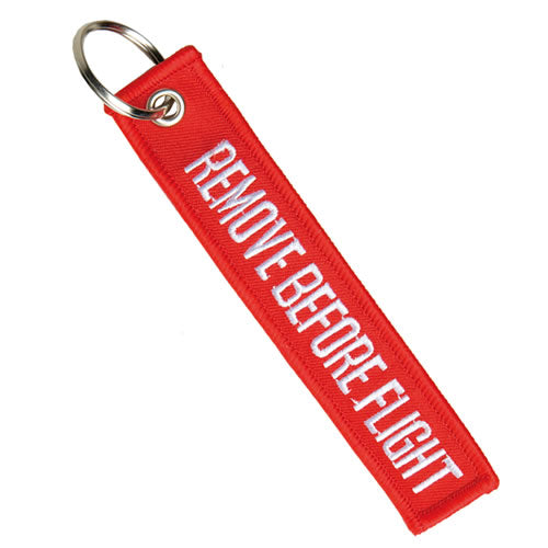 Llavero FEUERWEHR rectangular con anilla, tamaño 130 x 25 mm