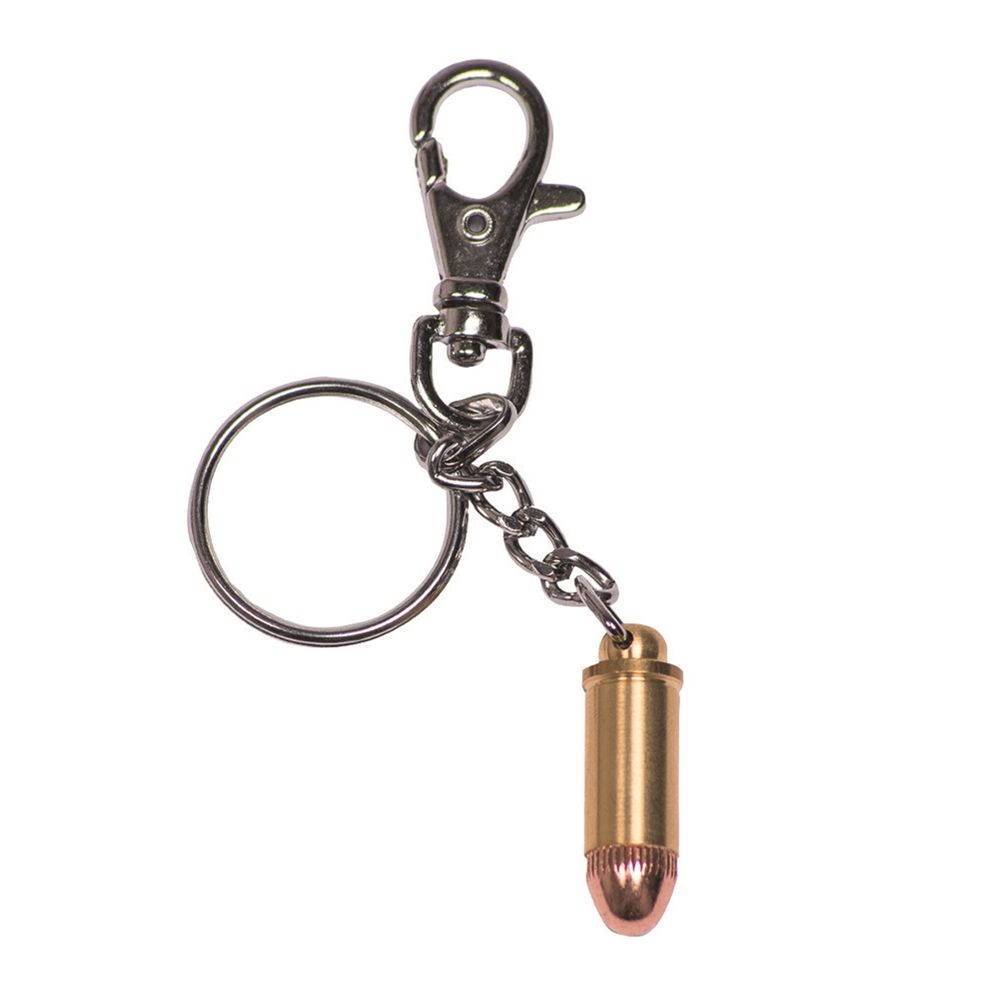 Llavero PATRONA 9 mm con cartucho metálico