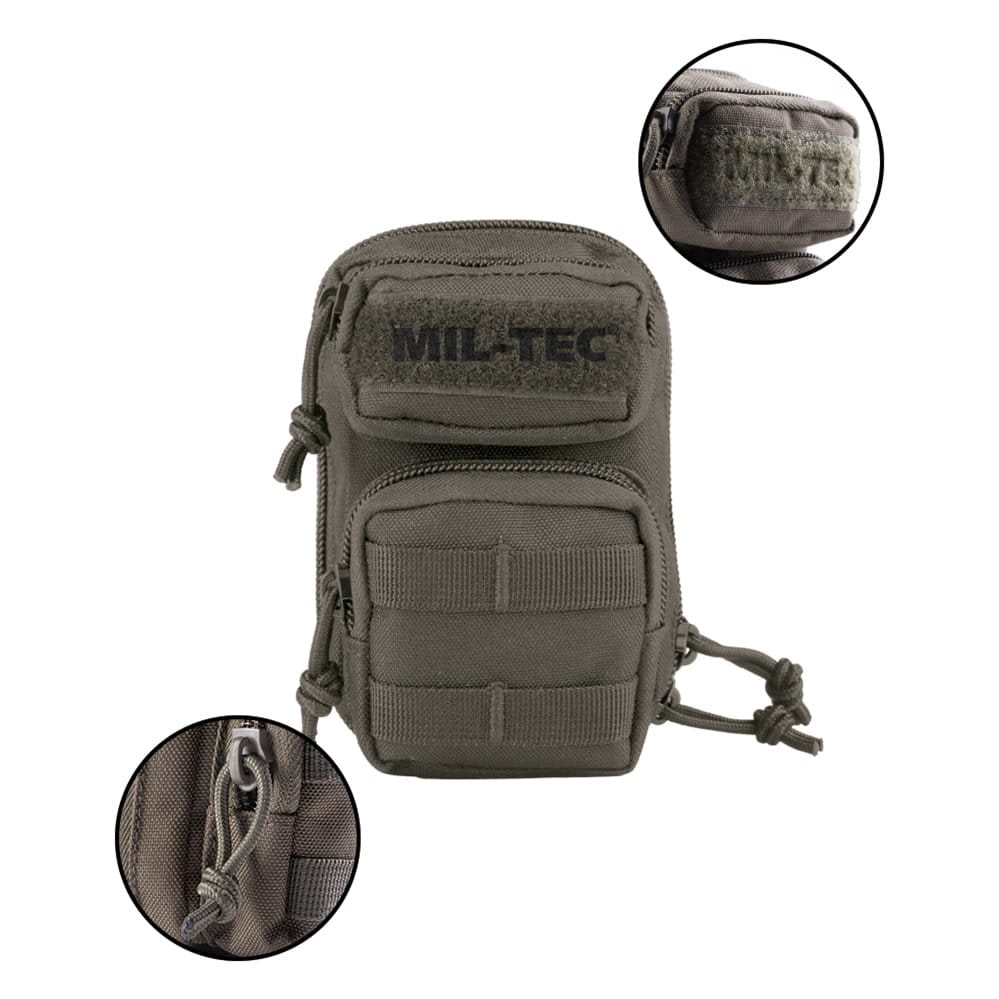 Llavero en forma de mini mochila ASSAULT verde