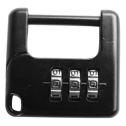Candado numérico de 3 cifras pequeño negro, 3x3 cm