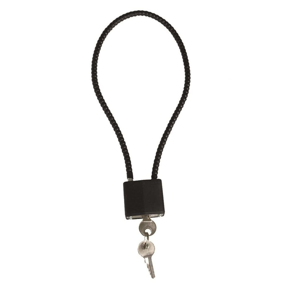 Cerradura con cable de acero de 38 cm, vista del producto