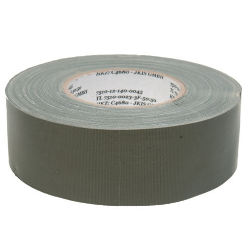 Cinta adhesiva táctica textil BW 5 cm x 50 m en color verde