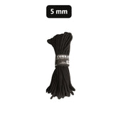 Cuerda COMMANDO 5 mm 15 m negra, nylon 100%, hasta 220 kg, no apta para escalada