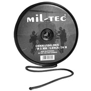 Cuerda COMMANDO 9 mm 30 m negra de nylon, uso general, no apta para escalada