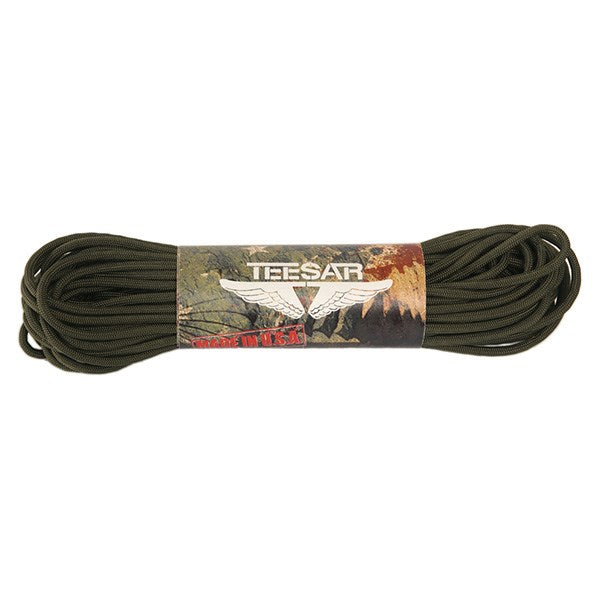 Cuerda paracord US 3 mm 16 m verde oliva