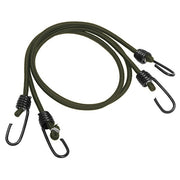 Gomas elásticas con ganchos 2 uds 6 mm 75 cm verde oliva