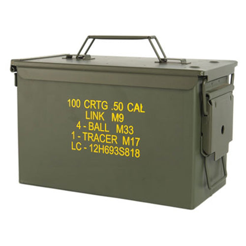 Caja de munición US M2A1 CAL.50 nueva 27x18x14 cm