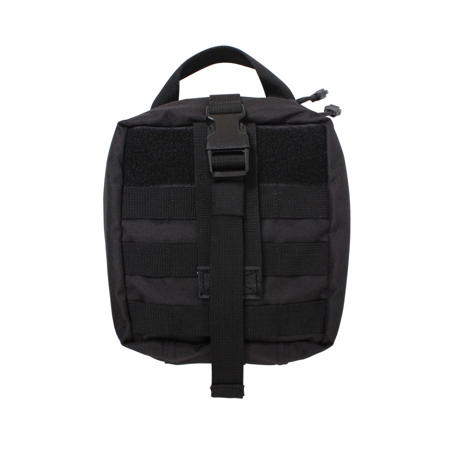 Funda táctica Breakaway negra plegada con sistema MOLLE, poliéster 600 Denier