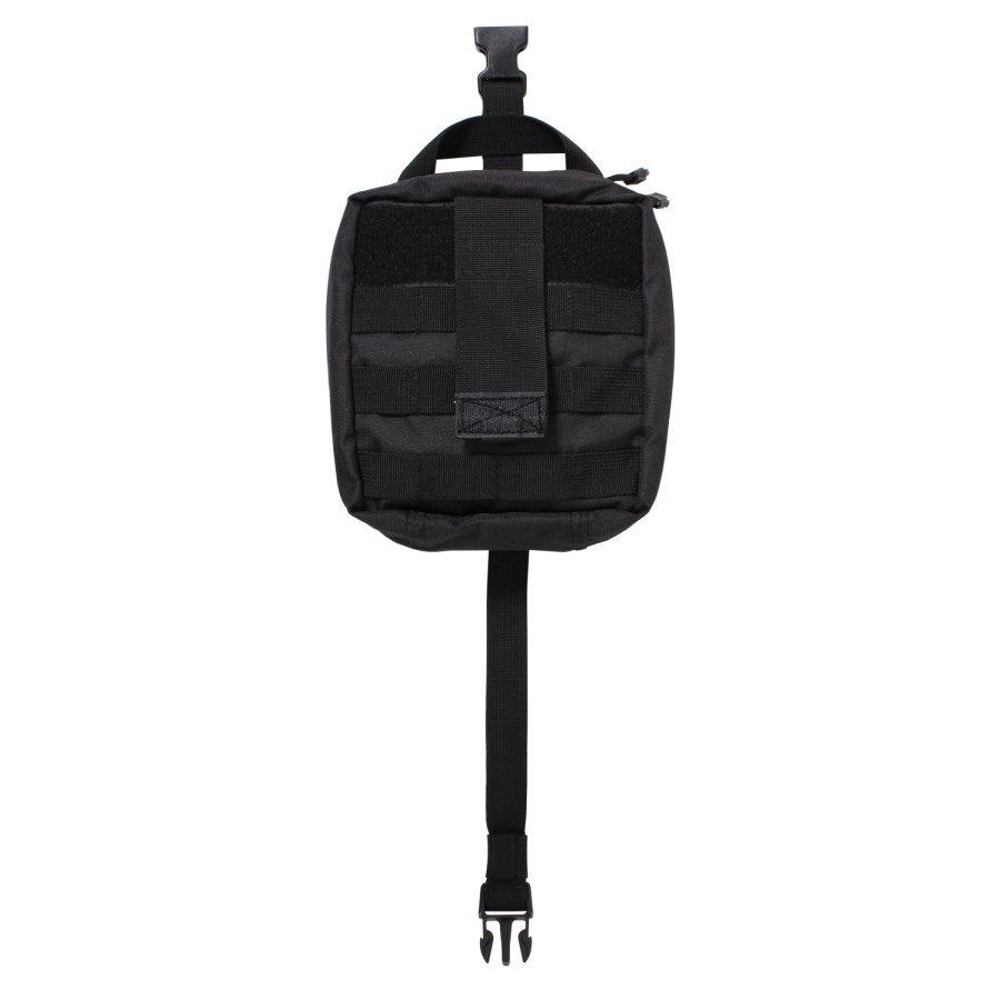 Funda táctica Breakaway negra plegada con sistema MOLLE, poliéster 600 Denier